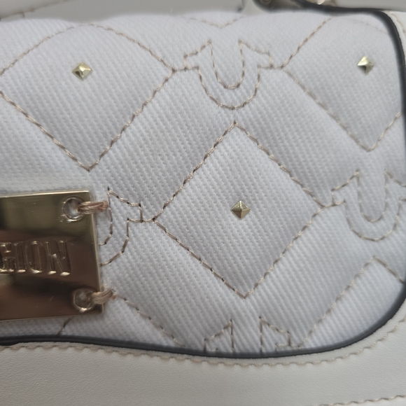 True Religion White Quilted Crossbody Bag - Picture 10 of 10